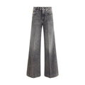 Jacob Cohen Graue Baumwolljeans mit Relaxed Fit