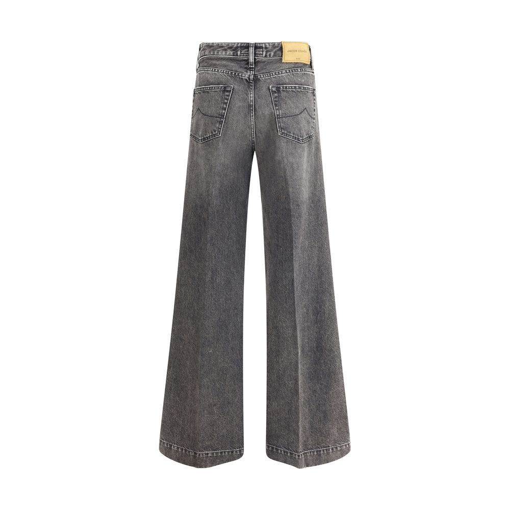 Jacob Cohen Gray Relaxed Fit Cotton Jeans