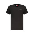 Tommy Hilfiger Schwarzes Baumwoll-T-Shirt für Herren
