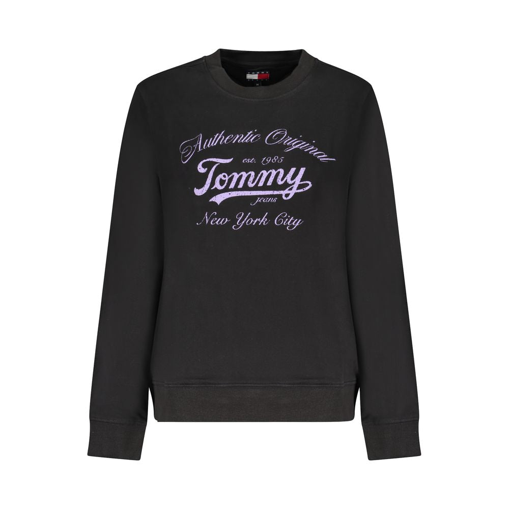 Tommy Hilfiger Women's Black Cotton Sweater