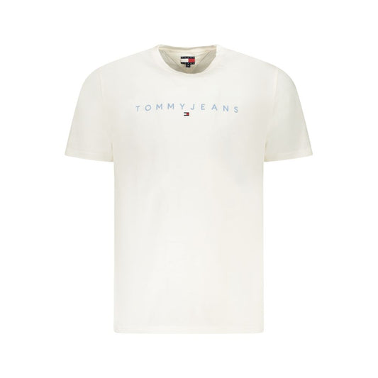 Tommy Hilfiger Weißes Baumwolle Männer T-Shirt