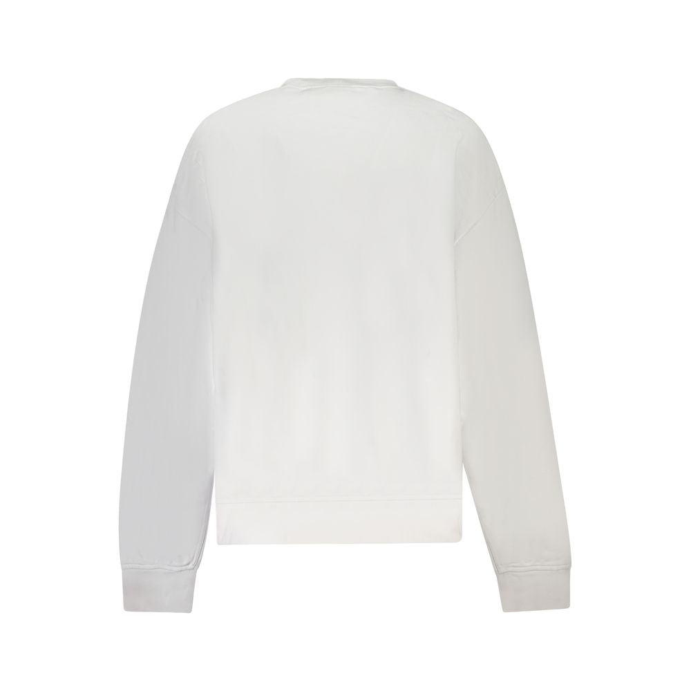 Calvin Klein Weißer Baumwollpullover für Frauen