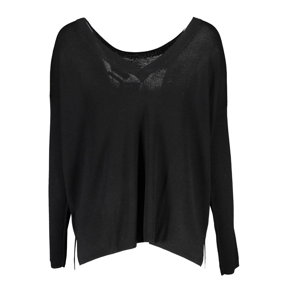 Gant Black Wool Sweater