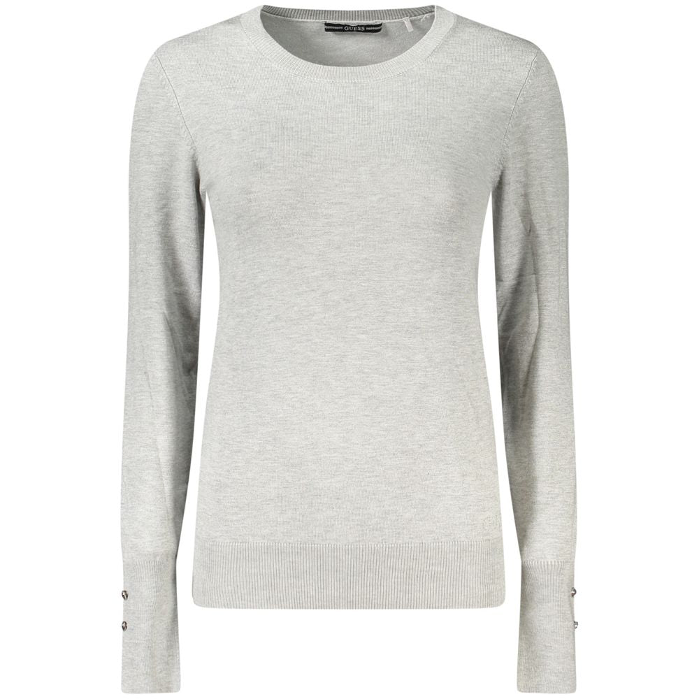 Guess Jeans Grey Viscose Sweater for Women