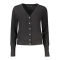 Guess Jeans Schwarze Viskose Damen Strickjacke