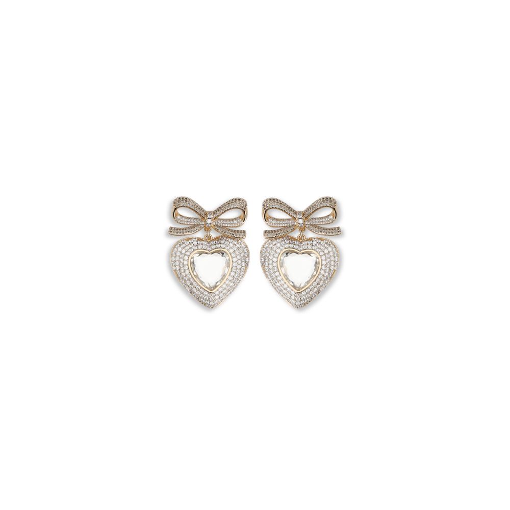 Self-Portrait Gold Brass Earrings