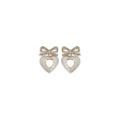 Self-Portrait Gold Brass Earrings