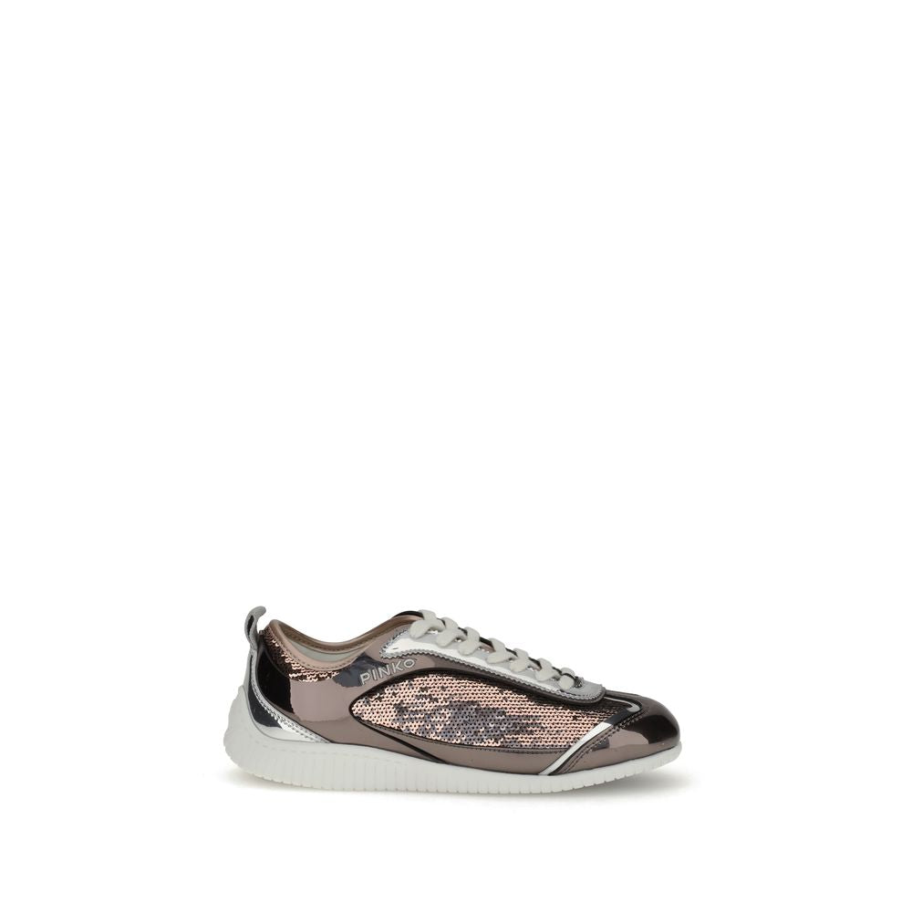 PINKO Bunte Sneaker aus Polyamid mit niedrigem Schaft