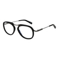 Ermenegildo Zegna Schwarze Metallbrille (Gestell)