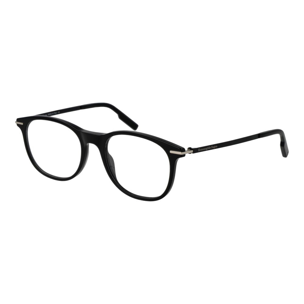 Ermenegildo Zegna Schwarze Kunststoffbrille (Gestell)