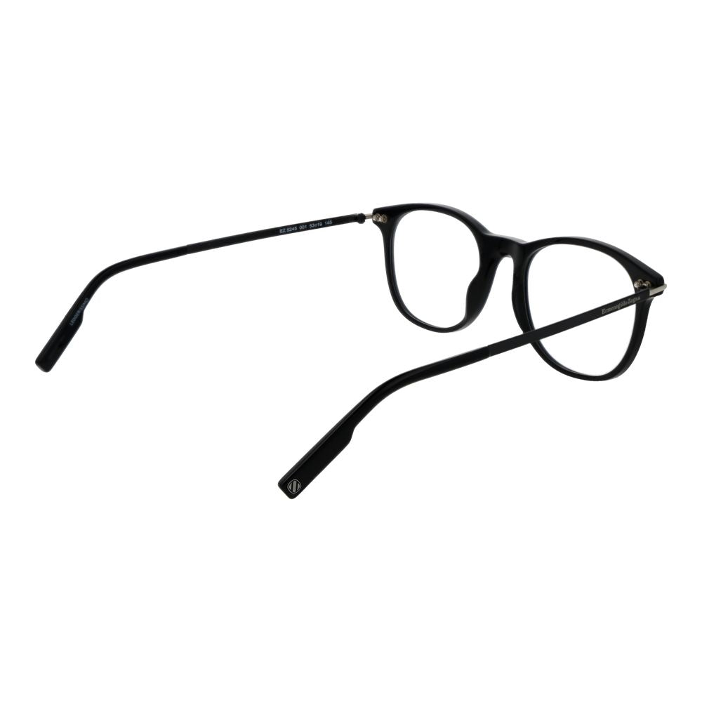 Ermenegildo Zegna Schwarze Kunststoffbrille (Gestell)