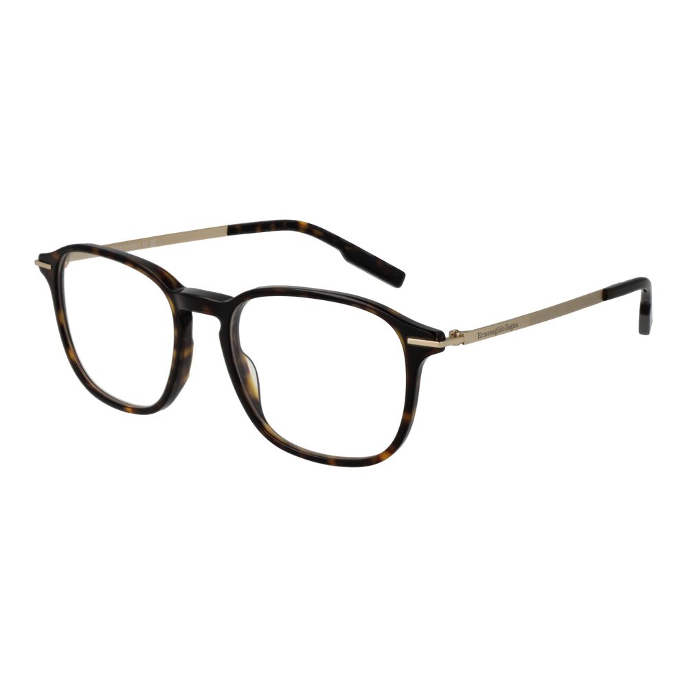 Ermenegildo Zegna brown acetate spectacle frame