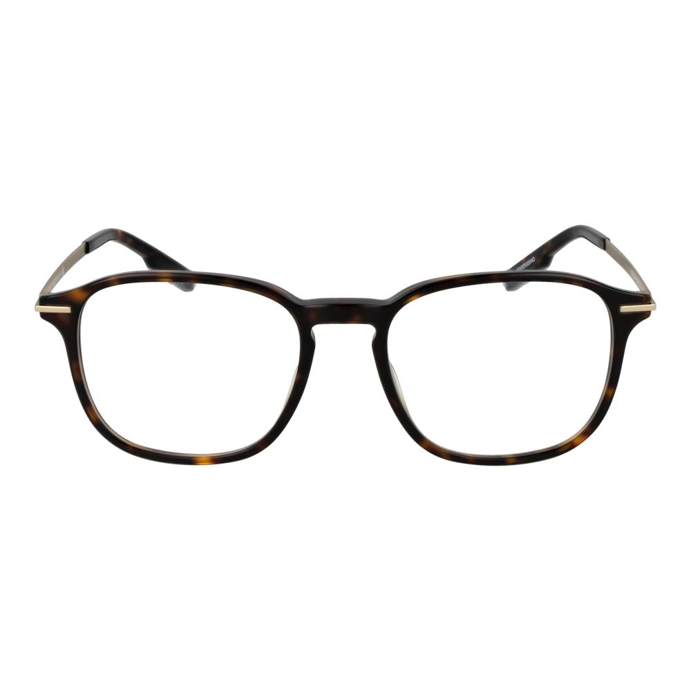 Ermenegildo Zegna brown acetate spectacle frame