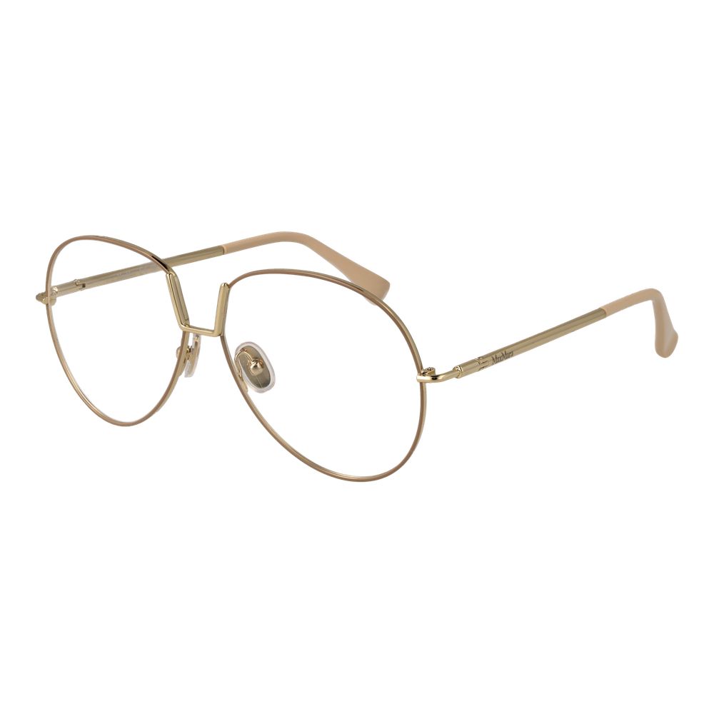 Max Mara Beige Metal Glasses (Frame)