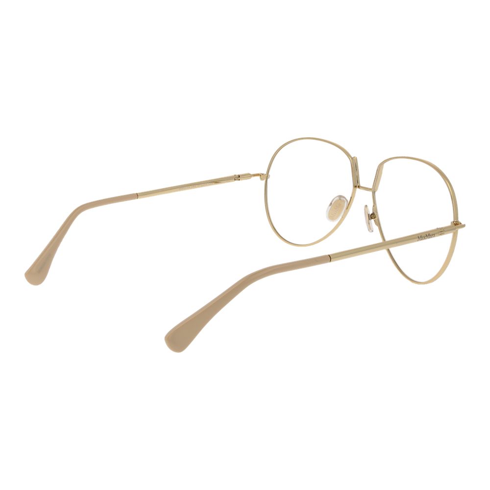 Max Mara Beige Metal Glasses (Frame)