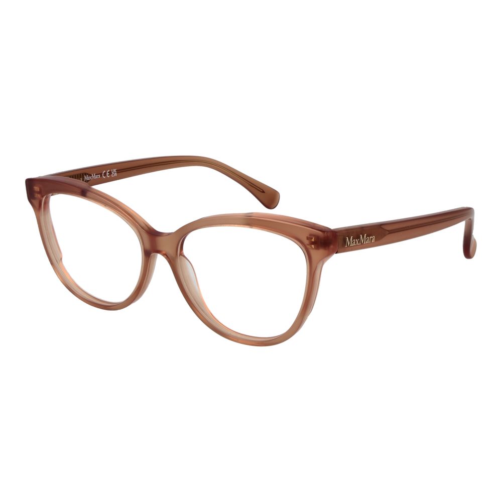 Max Mara Brown Acetate Eyeglass Frames