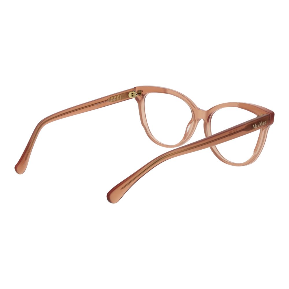 Max Mara Brown Acetate Eyeglass Frames
