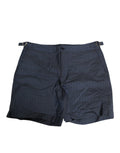 Dolce & Gabbana Marineblaue Polyester Nadelstreifen Herren Shorts Bademode