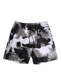 Dolce & Gabbana Schwarz Weiß Camouflage DG Logo Herren Bademode