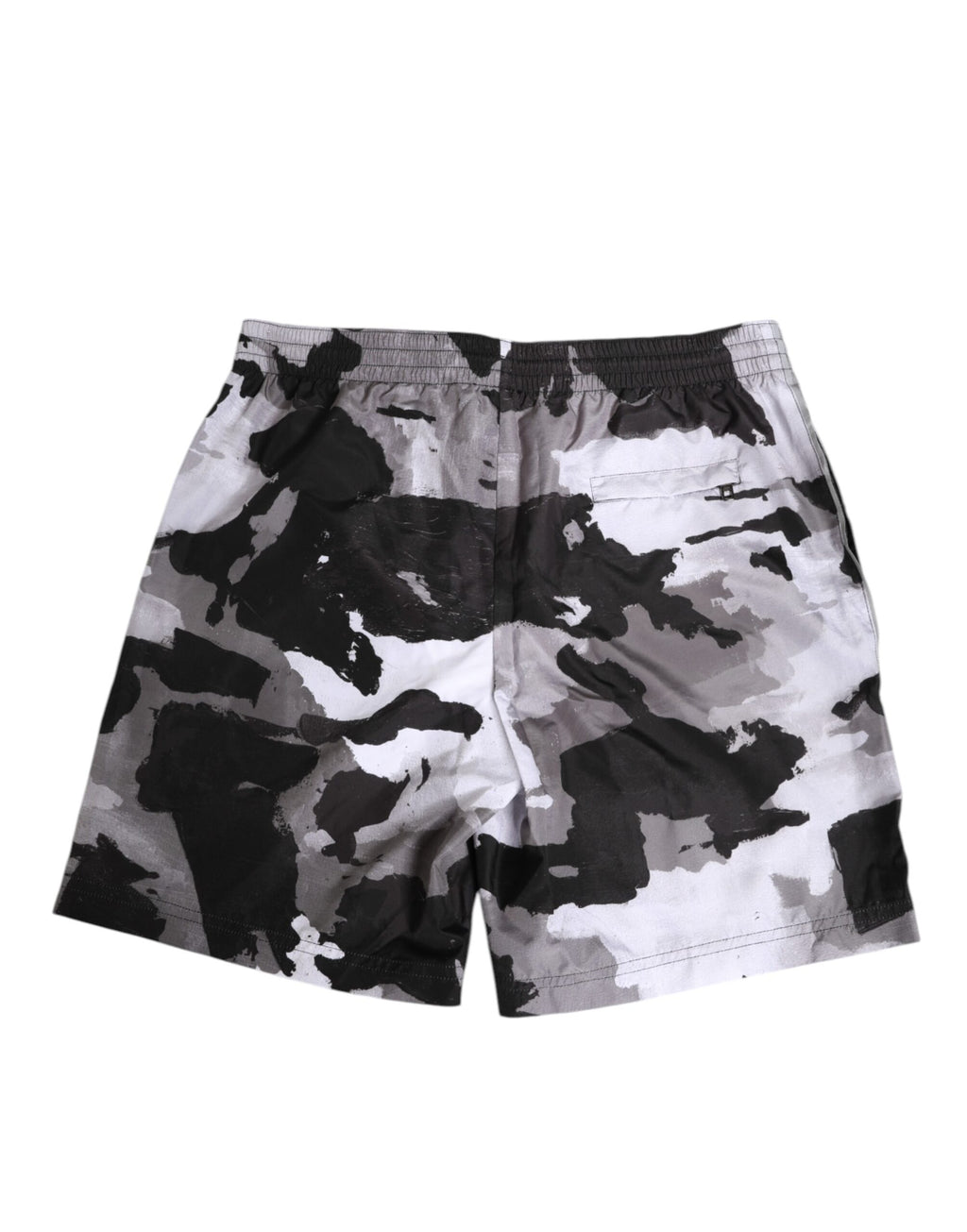 Dolce & Gabbana Schwarz Weiß Camouflage DG Logo Herren Bademode