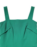 Dolce & Gabbana Dark Green Rayon Sleeveless Bodycon Dress