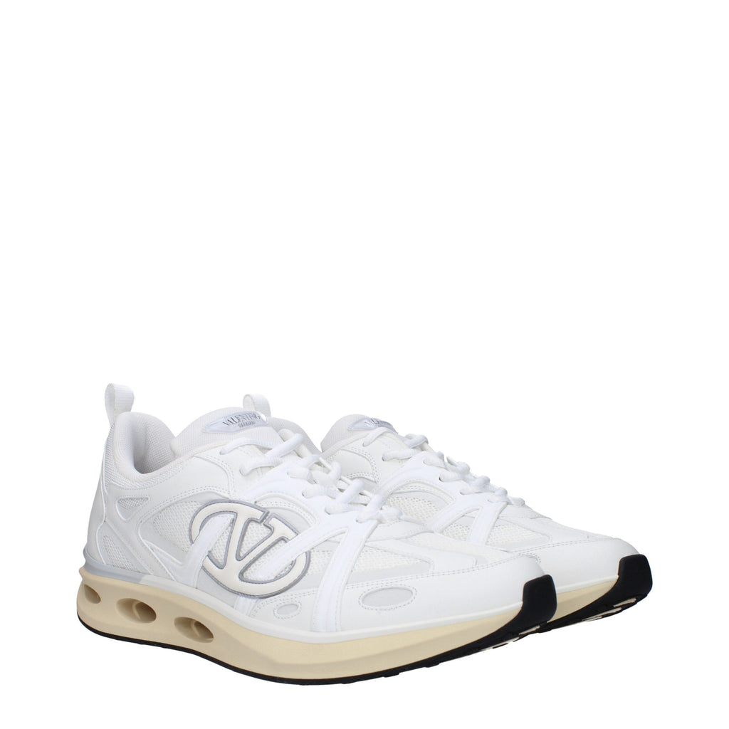 Valentino Garavani Weiße Stoff-Sneaker im Athletic-Look