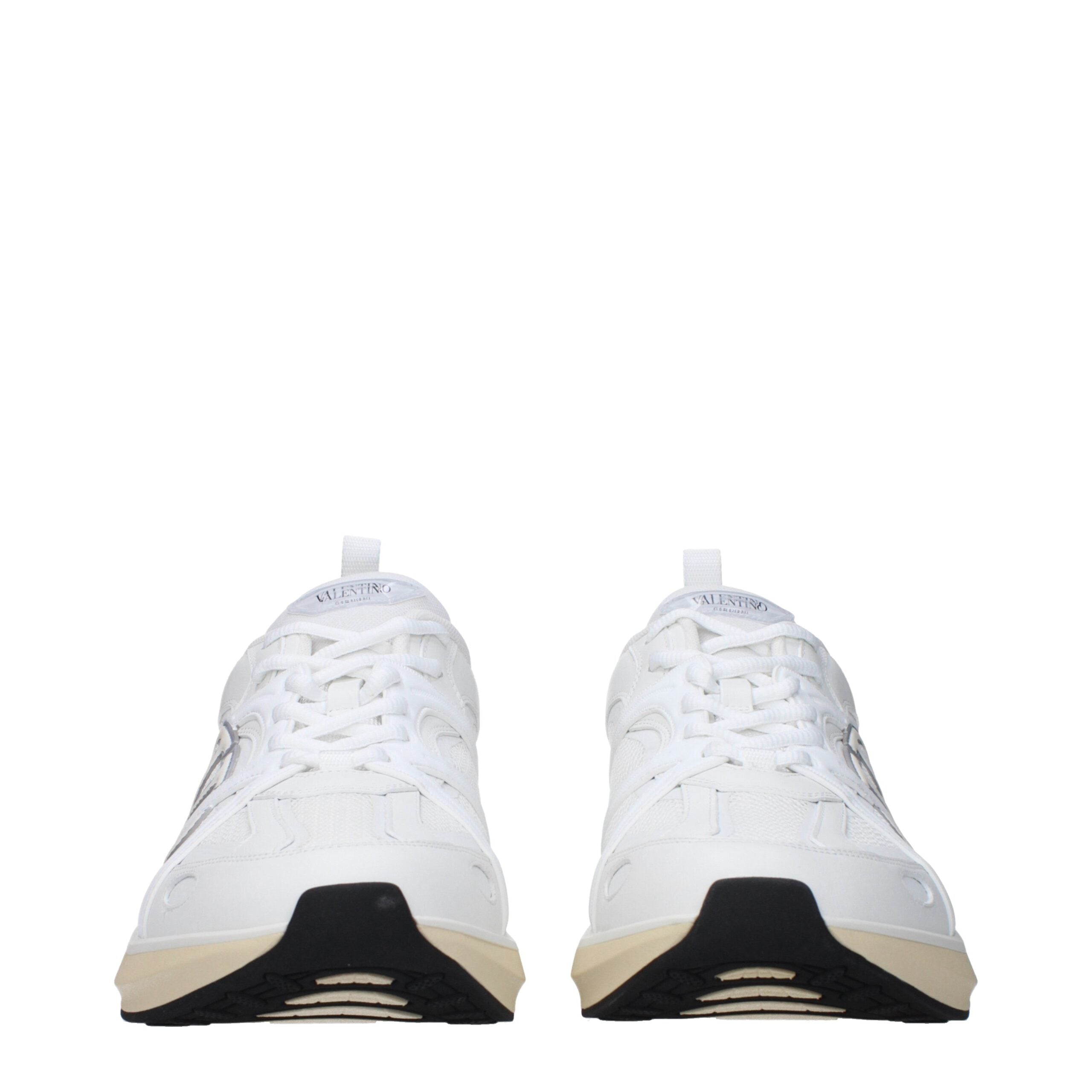 Valentino Garavani Weiße Stoff-Sneaker im Athletic-Look