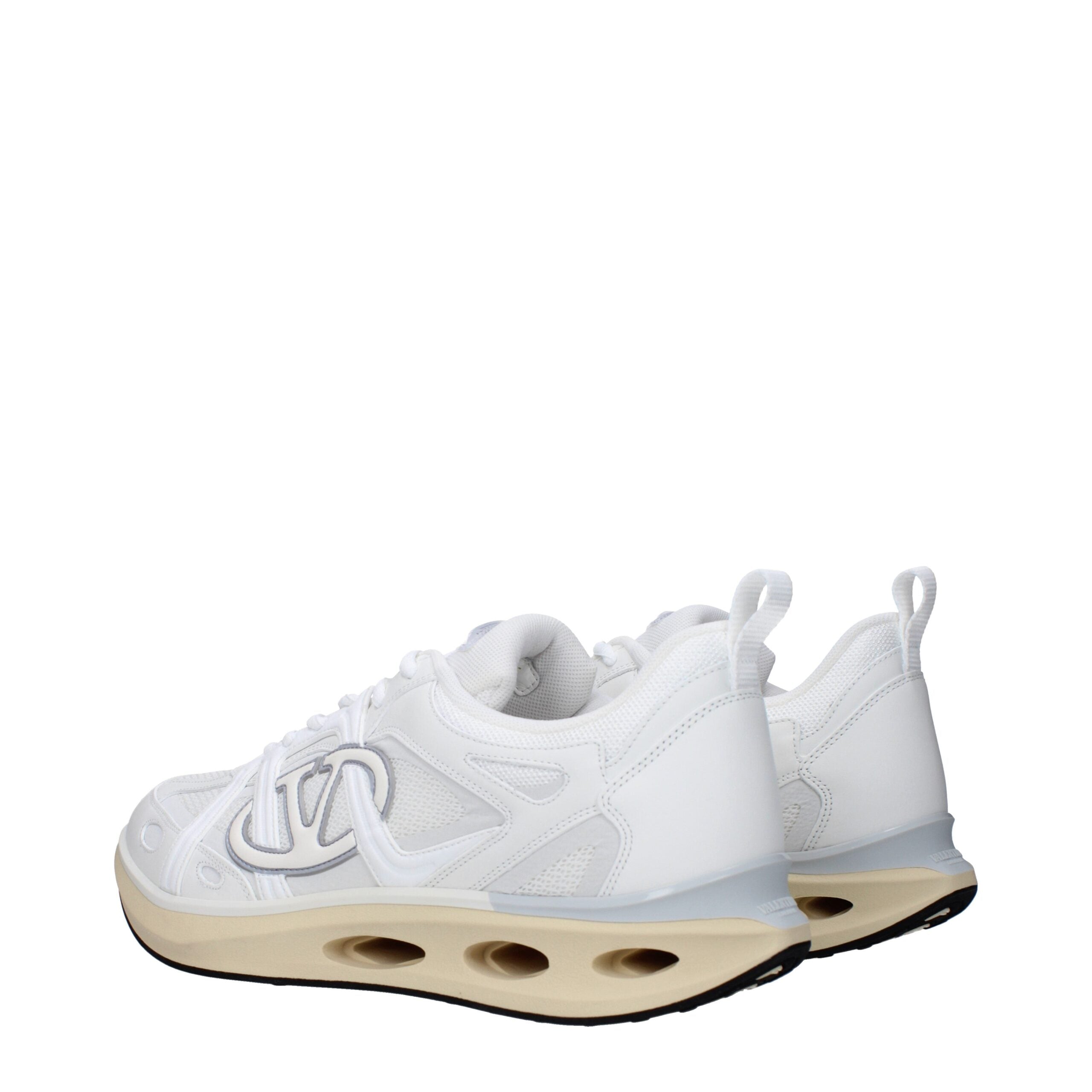 Valentino Garavani Weiße Stoff-Sneaker im Athletic-Look
