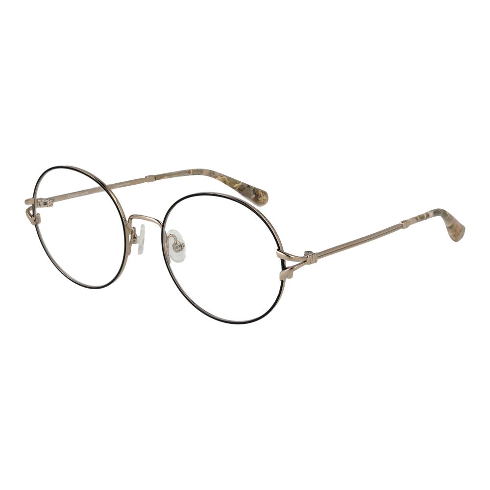 Christian Lacroix Beigefarbene Metallbrille (Gestelle)