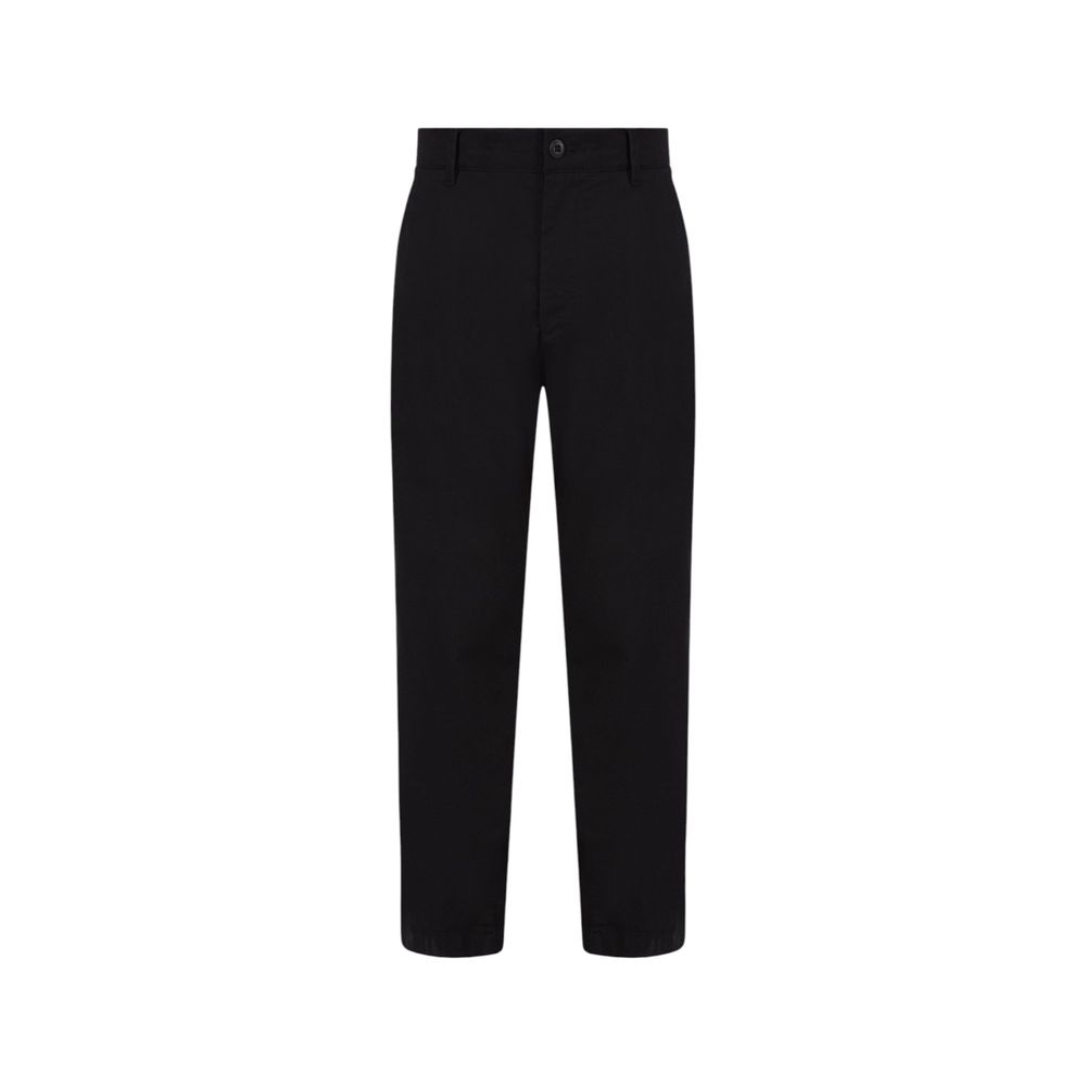 Calvin Klein Jeans Schwarze Hose aus recycelter Baumwolle