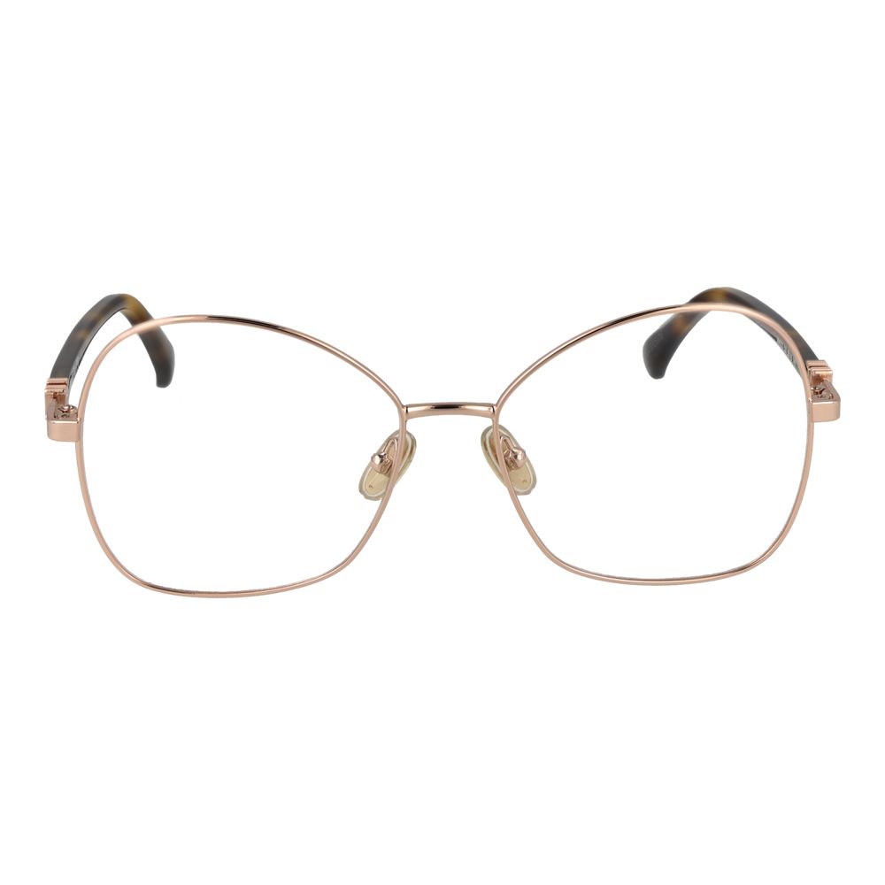 Max Mara glasses with rose gold metal frame
