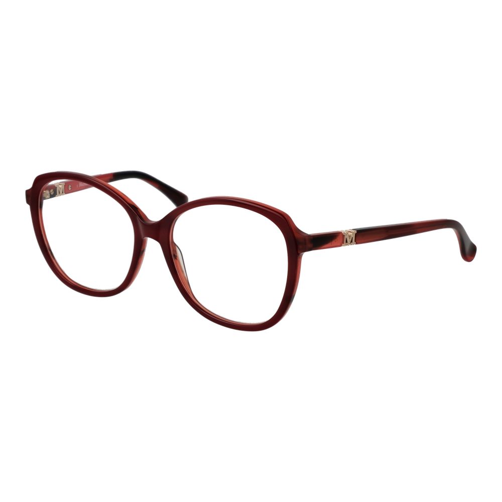 Max Mara Burgunderfarbene Kunststoffbrille (Fassung)