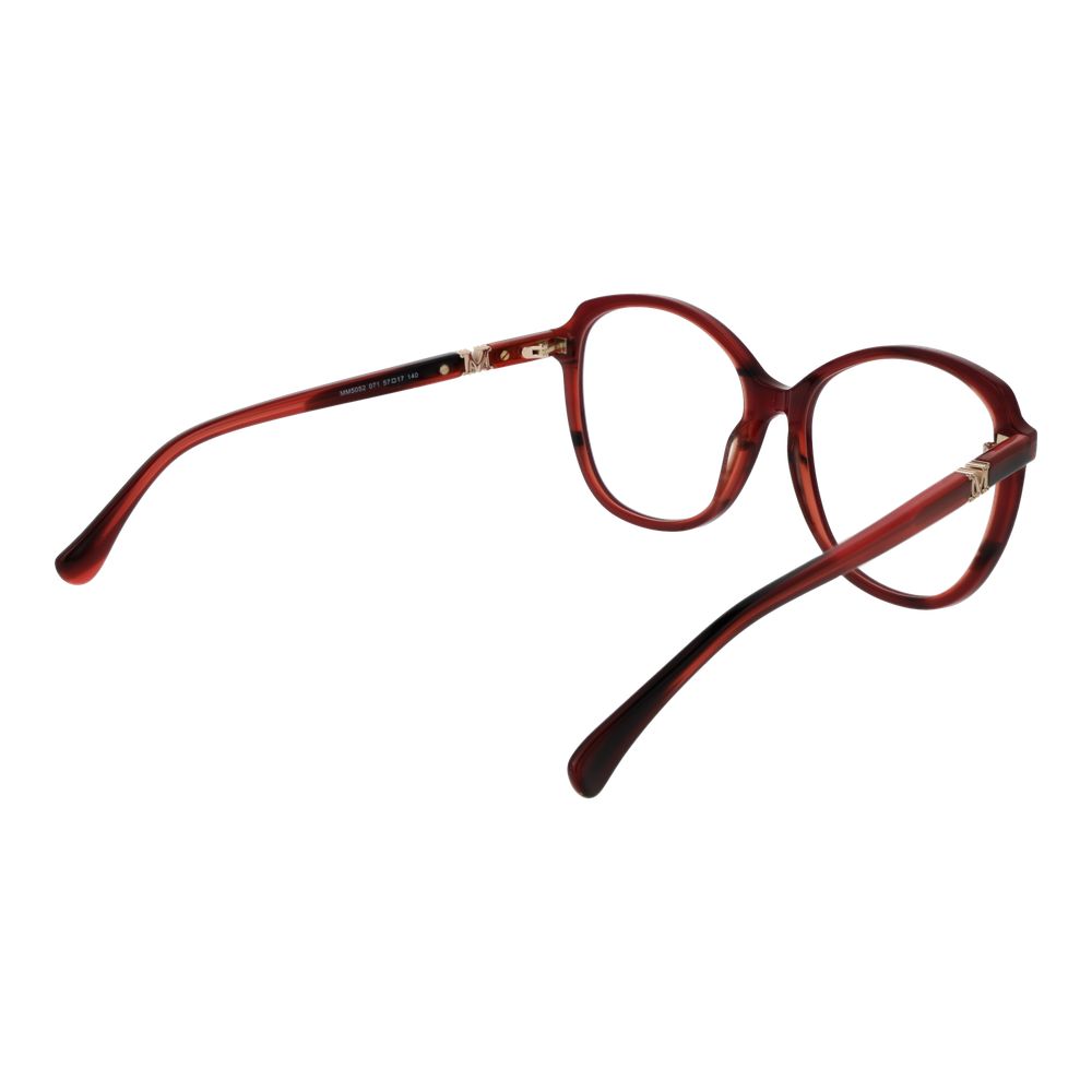 Max Mara Burgunderfarbene Kunststoffbrille (Fassung)