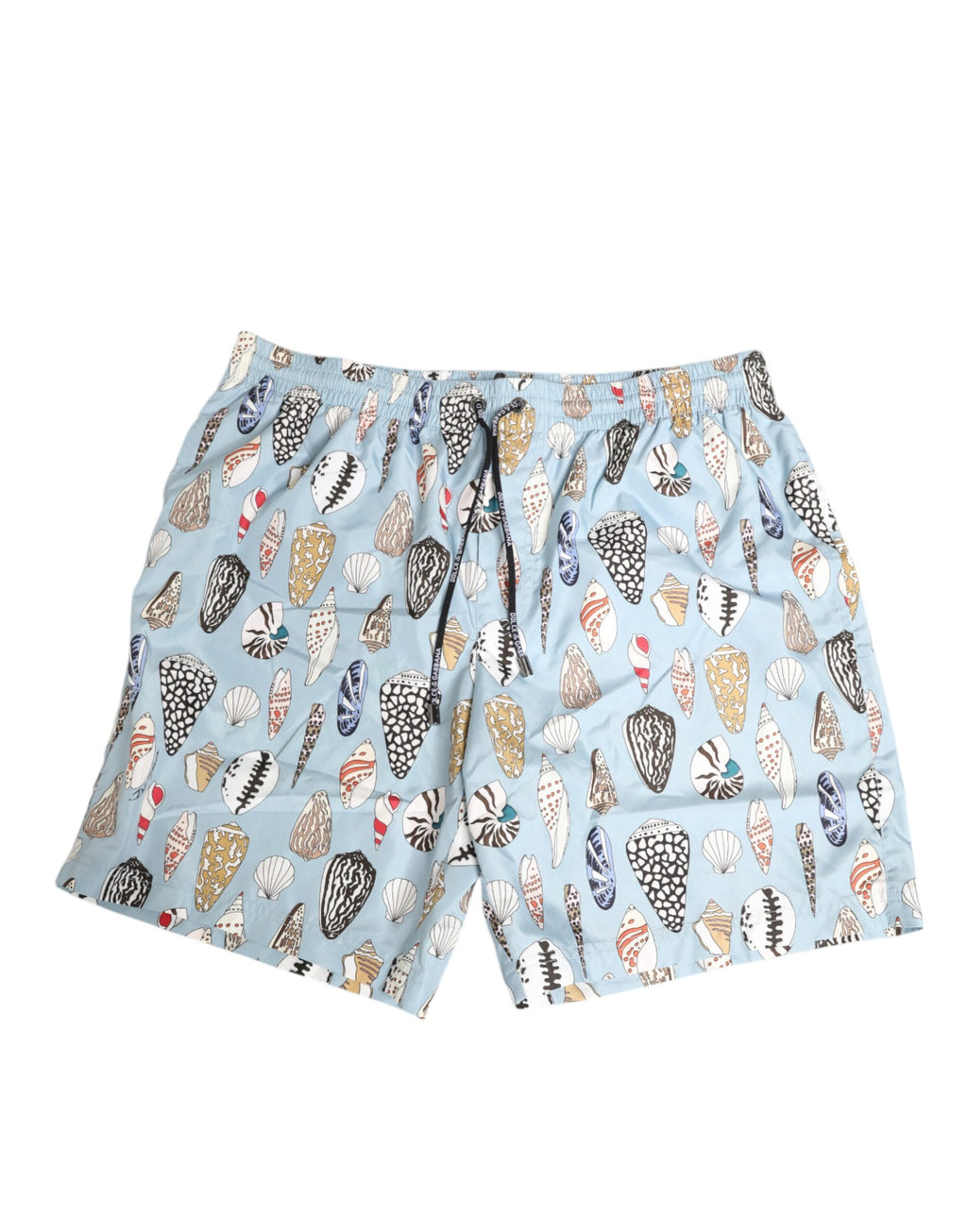 Dolce & Gabbana Blue Shell Print Nylon Men's Swim Shorts
