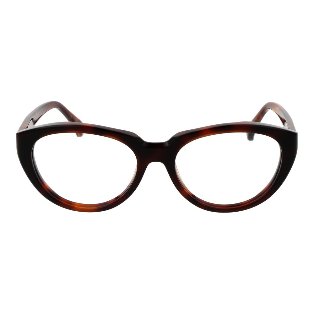 Max Mara Brillenrahmen aus braunem Acetat