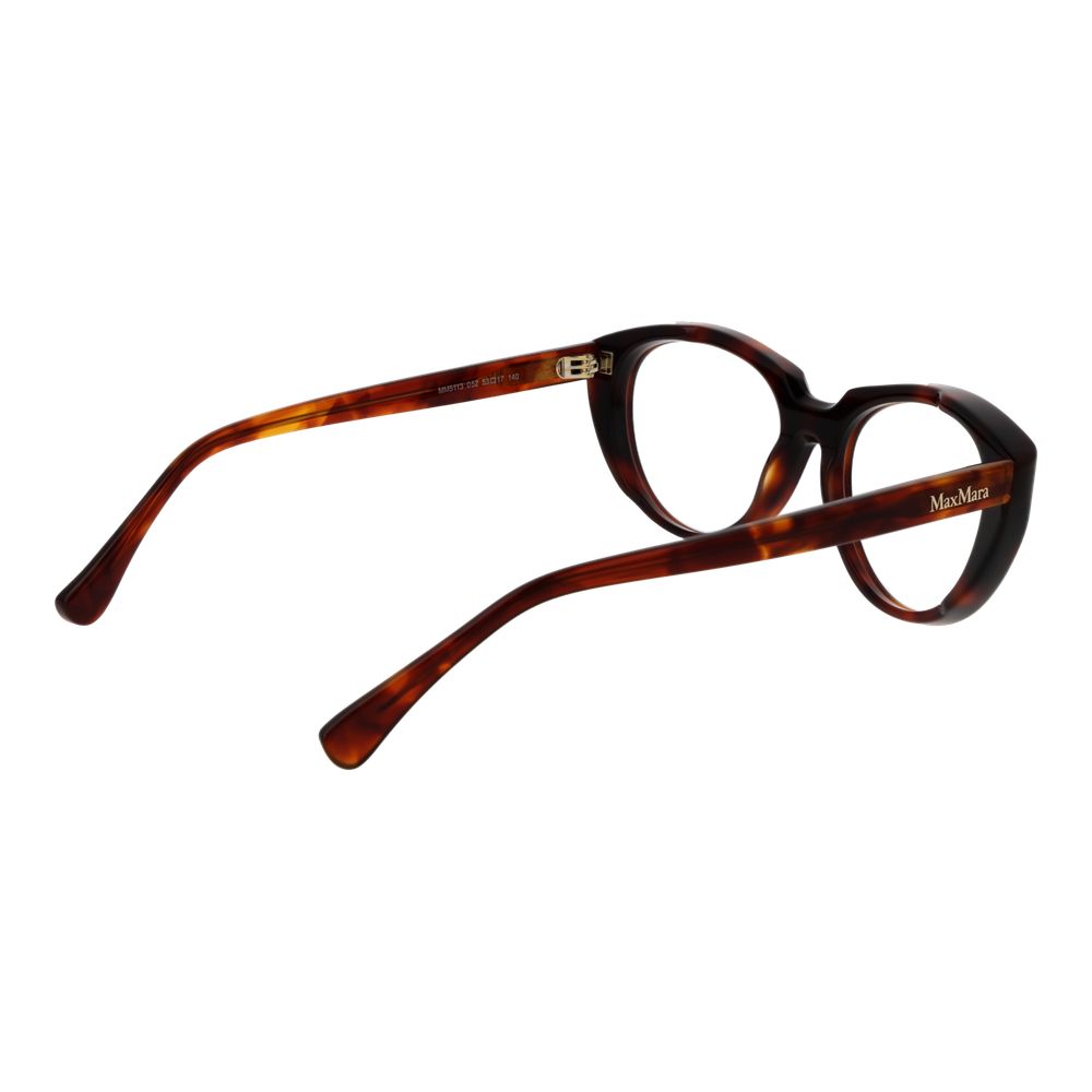 Max Mara Brillenrahmen aus braunem Acetat