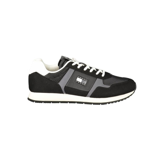 Tommy Hilfiger Schwarzer Polyester-Sneaker