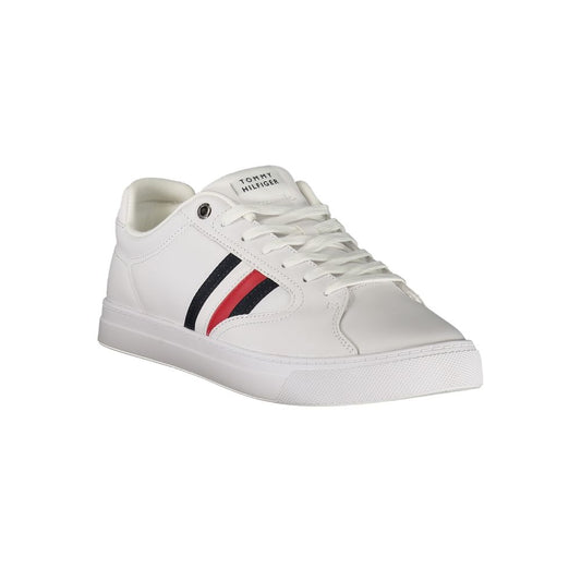 Tommy Hilfiger Weißes Leder Herren Sneaker