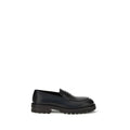 Ferragamo Schwarze "Bos Taurus" Kalbsleder Loafer zum Hineinschlüpfen