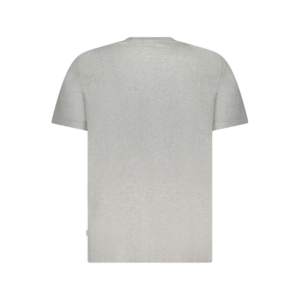Guess Jeans Grey Cotton Men's T-Shirt