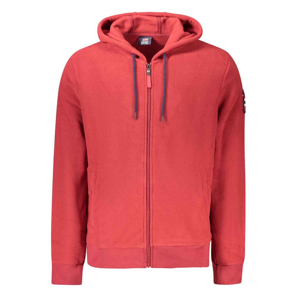 Norway 1963 Red polyester pullover for men