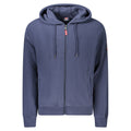 Norway 1963 Blauer Polyester Herren-Kapuzenpullover