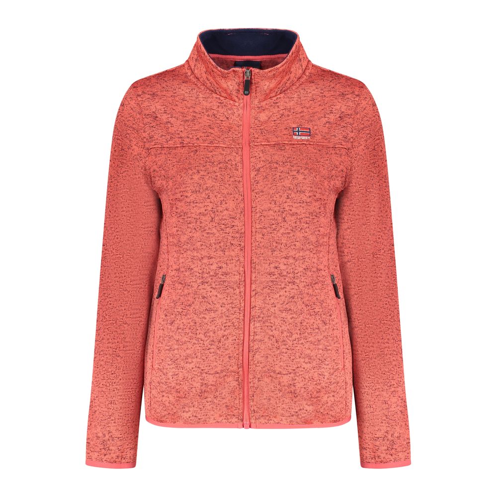 Norway 1963 Rosa Polyester Damen Pullover