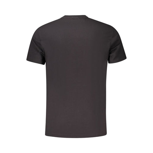 Tommy Hilfiger Schwarzes Baumwolle Männer T-Shirt