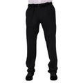 Dolce & Gabbana Schwarz Wolle Formal Kleid Männer Hosen Hosen