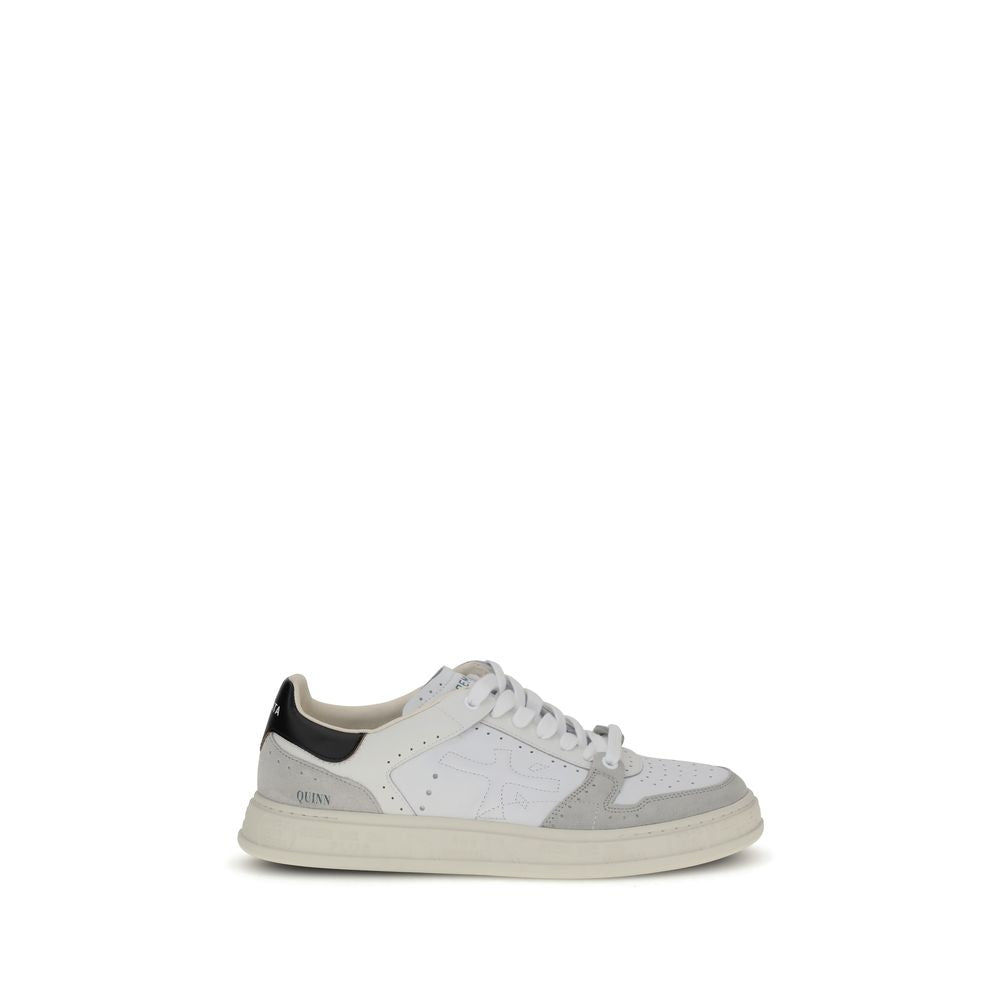 Premiata Weiße Sneakers aus Kalbshaut Bos Taurus