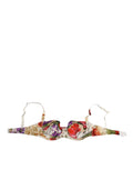 Dolce & Gabbana Halbgepolsterter Balconette-BH mit Blumendruck Unterwäsche