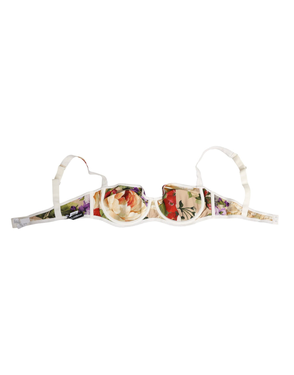 Dolce & Gabbana Halbgepolsterter Balconette-BH mit Blumendruck Unterwäsche