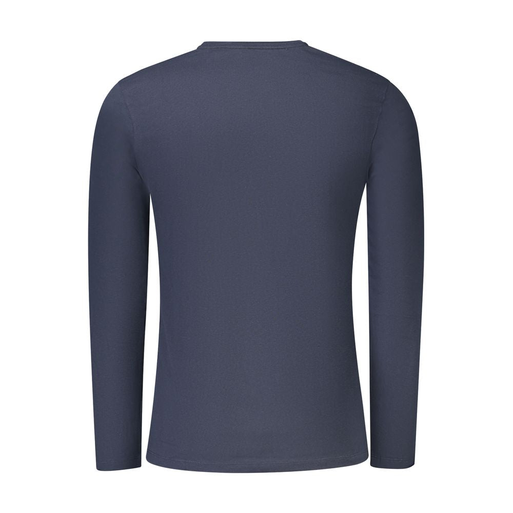 Hugo Boss Blaues Baumwoll-T-Shirt