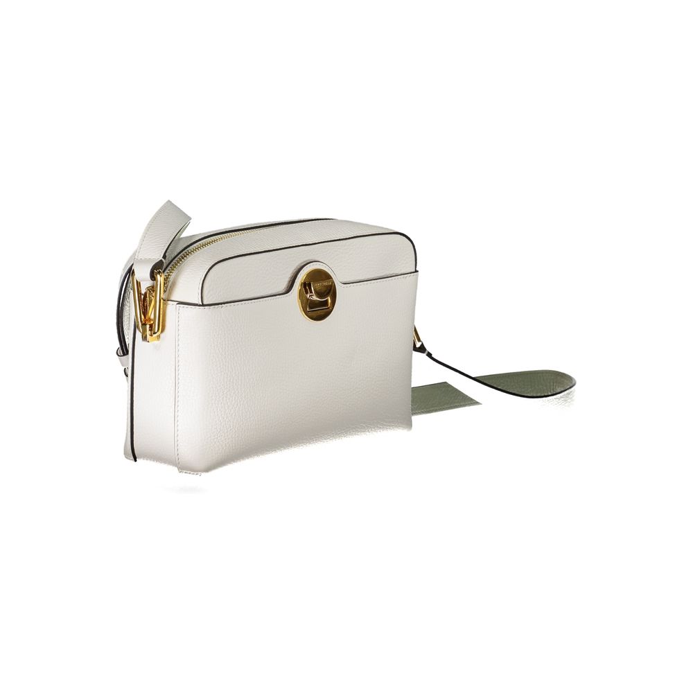 Coccinelle Weiße Leder Schultertasche